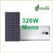 Υψηλή επίδοση, 320W Monocrystalline ηλιακά πλαίσια με την αποδοτικότητα μέχρι 16.49%