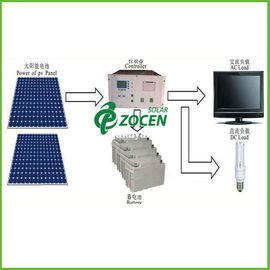 οικιακό ηλιακό σύστημα από-πλέγματος 2.24kw για την καθημερινή κατανάλωση ισχύος 8KWH