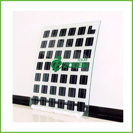 Διαφανής Monocrystalline ηλιακή ενότητα 265 Watt BV/ISO γυαλιού BIPV διπλή