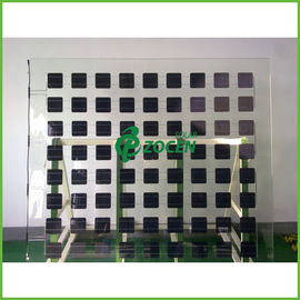 Διαφανής Monocrystalline ηλιακή ενότητα 265 Watt BV/ISO γυαλιού BIPV διπλή