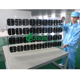 Διαφανής Monocrystalline ηλιακή ενότητα 265 Watt BV/ISO γυαλιού BIPV διπλή