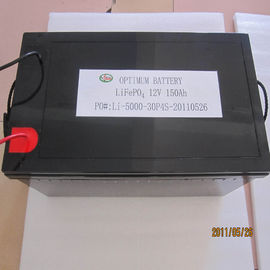 12V ηλιακός φωτεινός σηματοδότης μπαταριών αποθήκευσης ηλιακής ενέργειας 150AH LiFePo4 UPS
