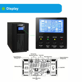Σπίτι/καθαρή Sinewave 3000VA γραφείων σε απευθείας σύνδεση UPS ενιαία φάση υψηλής συχνότητας