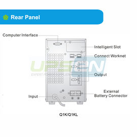 1KVA/2KVA/3KVA έξυπνη παροχή ηλεκτρικού ρεύματος UPS με την μπλε ψηφιακή επίδειξη LCD