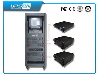 Ενιαία φάση 1KVA/2KVA 3KVA διπλός τύπος ραφιών μετατροπής σε απευθείας σύνδεση UPS για τους κεντρικούς υπολογιστές/κέντρο δεδομένων