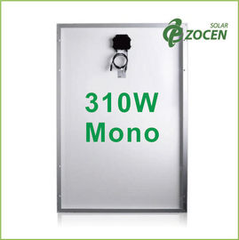 Ενιαίο κρυστάλλινο ηλιακό πλαίσιο, 310W αντι αντανακλαστικό γυαλί που τοποθετείται σε στρώματα